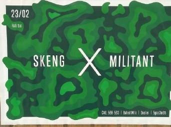 Афиша SKENG X MILITANT