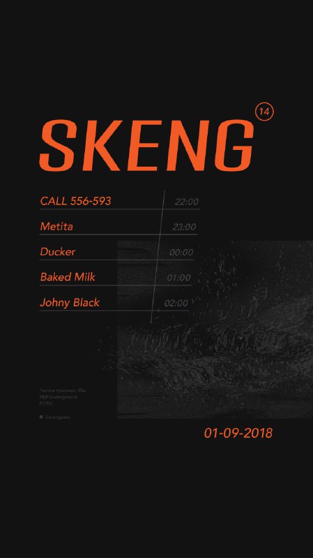 Афиша SKENG 14