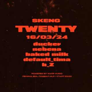 Афиша SKENG 20: TWENTY